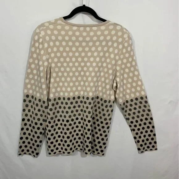 WOMAN’S TANJAY sweater. Gradient dots. New condition. Size large. - Picture 6 of 7